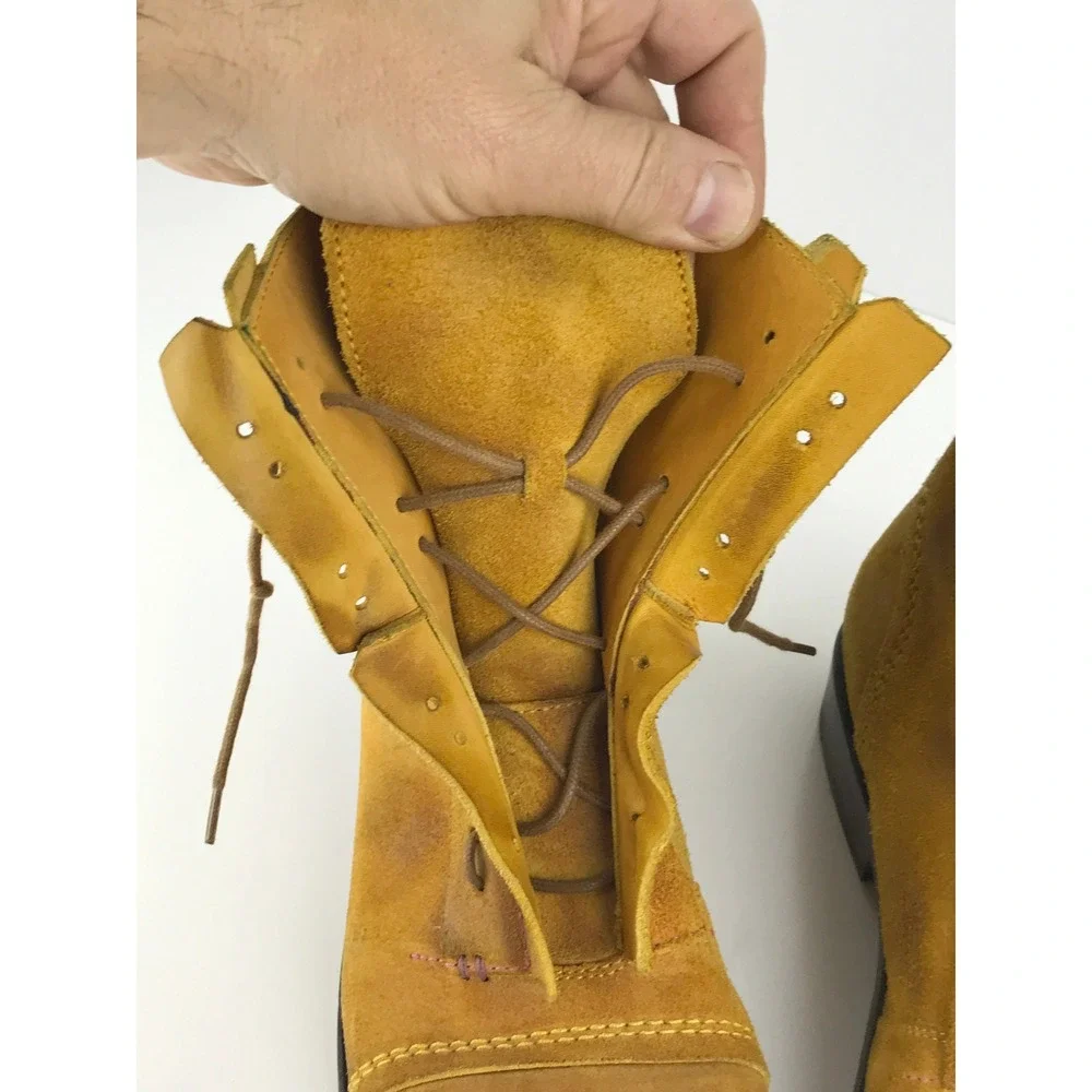 Ted Baker Mens Boots TBM583 Tan Suede Lace Up Ankle Boots Size US 9 UK 8 EU‎ 42